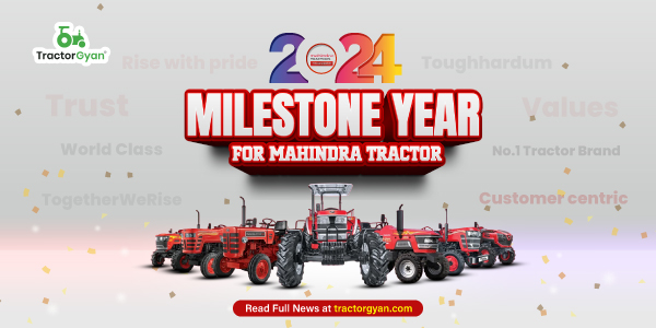 Milestone Year for Mahindra Tractor image