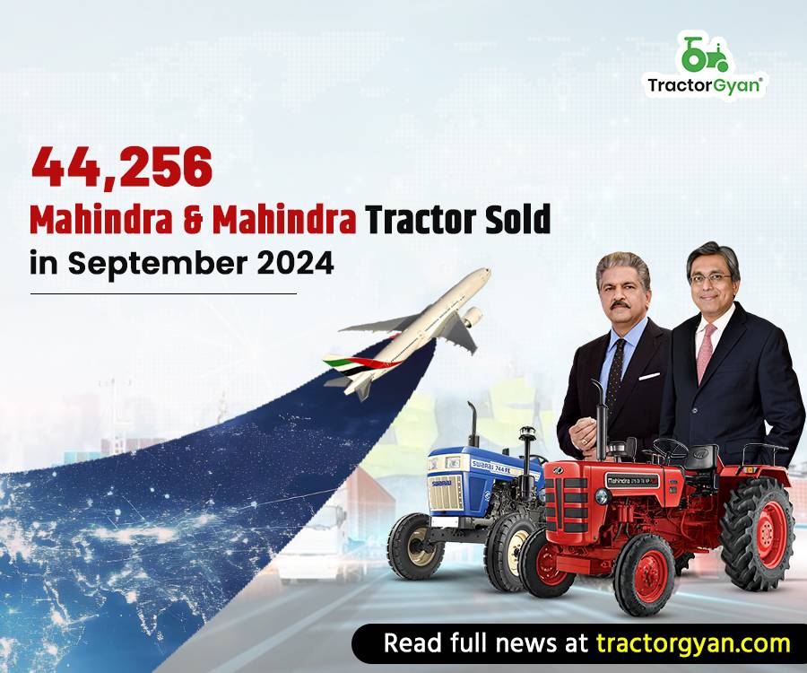 44,256 Mahindra & Mahindra Tractor Sold in September 2024 image