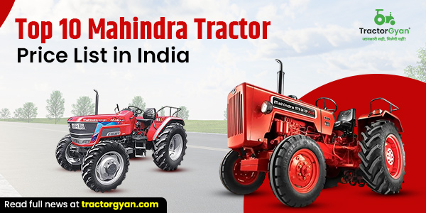 Top 10 Mahindra Tractor Price list in India 2025 image