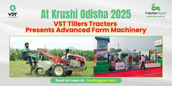 VST Tillers Tractors Showcases its range of innovative Farm Machines at the Krushi Odisha 2025 image