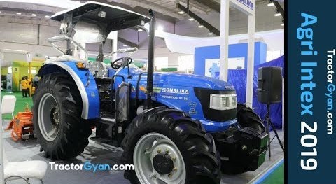 Sonalika Worldtrac 90Rx 4wd Tractor at Agri Intex Codissia, Coimbatore India 2022 Video- Tractor Gyan